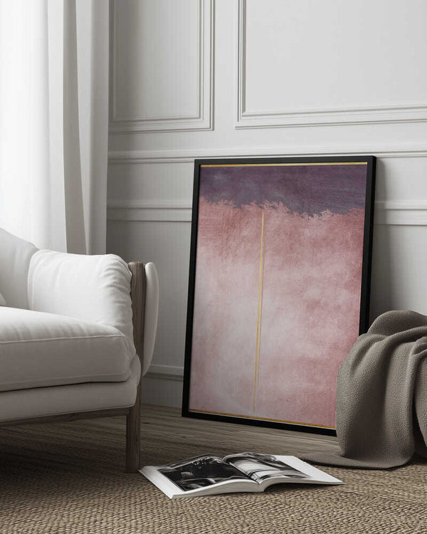 Tablou înramat „Pink and Yellow 2” de Alyson Storms