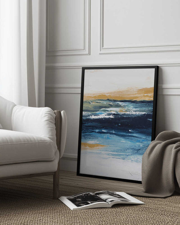 Tablou înramat „Rainbow Stripes 2” de Alyson Storms