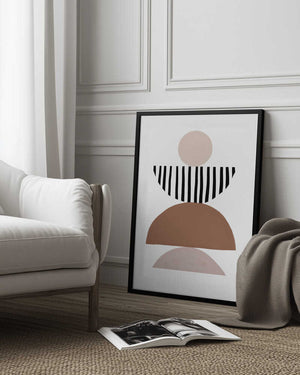 Tablou înramat „Geometric Abstract Art” de Melloi Art Prints