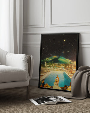 Tablou înramat „Space Pool” de Taudalpoi