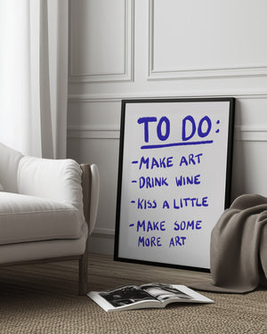 Tablou înramat „Creative To-Do List” de Athene Fritsch
