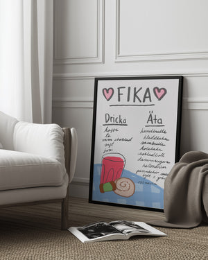 Tablou înramat „Swedish Fika Treats” de Athene Fritsch