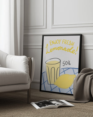 Tablou înramat „Refreshing Sip Deal” de Athene Fritsch