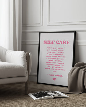 Tablou înramat „Essentials of Caring” de Athene Fritsch