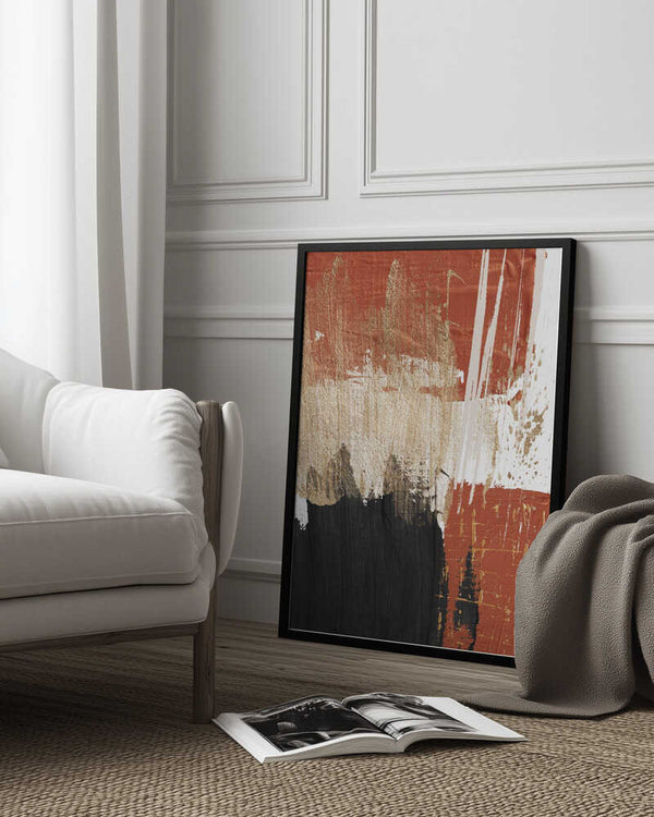 Tablou înramat „Cover of Fire-3” de Sally Ann Moss