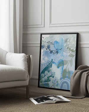 Tablou înramat „Iceberg Blue-2” de Sally Ann Moss