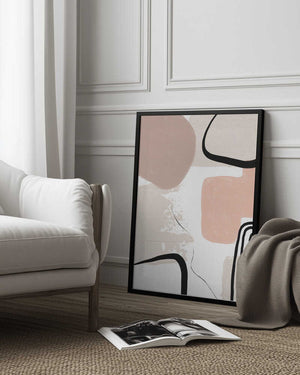 Tablou înramat „Smooth Shape 2” de Sally Ann Moss