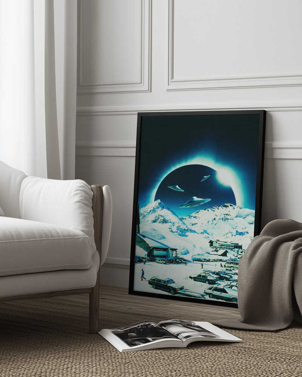 Tablou înramat „Winter Eclipse” de Taudalpoi