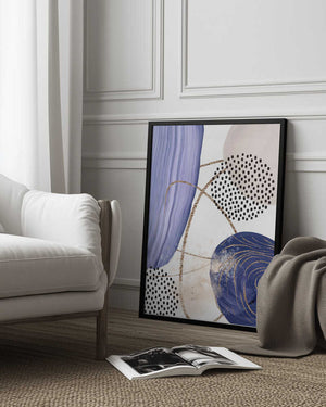 Tablou înramat „Circle of Colour-3” de Sally Ann Moss