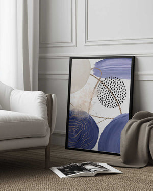 Tablou înramat „Circle of Colour-1” de Sally Ann Moss