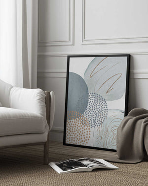 Tablou înramat „Grey Cloud-1” de Sally Ann Moss