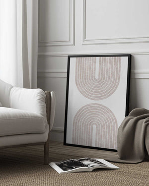 Tablou înramat „Arch Line Art” de Melloi Art Prints