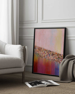 Tablou înramat „Colorful Cascade” de Treechild