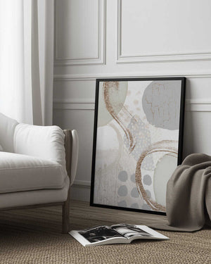 Tablou înramat „Smooth Neutral 2” de Sally Ann Moss