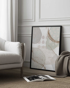 Tablou înramat „Smooth Neutral 1” de Sally Ann Moss