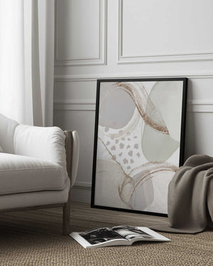 Tablou înramat „Smooth Neutral 3” de Sally Ann Moss
