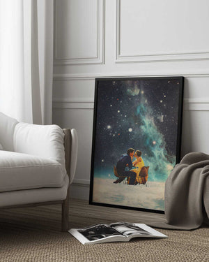 Tablou înramat „I'll Take You To the Stars for a Second Date” de Frank Moth