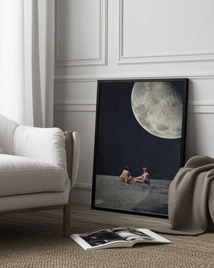 Tablou înramat „I Gave You the Moon for a Smile” de Frank Moth