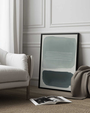 Tablou înramat „Watercolor Shapes Series #1” de jay stanley