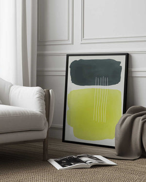 Tablou înramat „Watercolor Shapes Series #2” de jay stanley