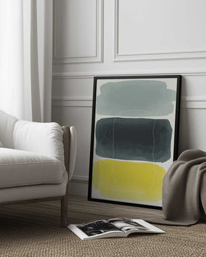 Tablou înramat „Watercolor Shapes Series #3” de jay stanley