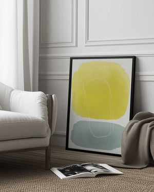 Tablou înramat „Watercolor Shapes Series #4” de jay stanley