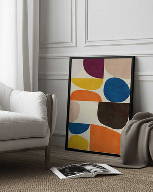 Tablou înramat „Vivid Bauhaus” de Ana Rut Bre