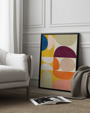 Tablou înramat „Vivid Bauhaus2” de Ana Rut Bre