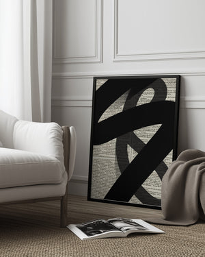 Tablou înramat „Abstract Paper IV” de Studio Palette
