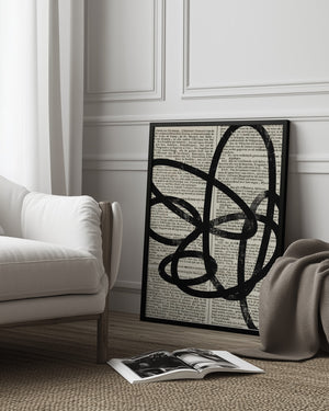 Tablou înramat „Abstract Paper III” de Studio Palette