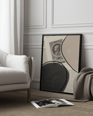 Tablou înramat „Abstract Paper VI” de Studio Palette