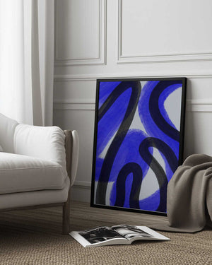 Tablou înramat „Cobalt I” de Studio Palette