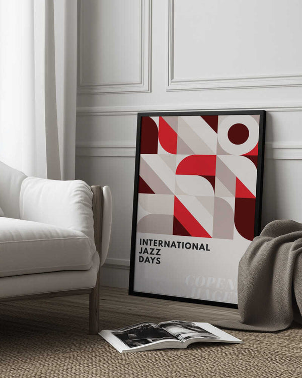 Tablou înramat „Jazz Days Copenhagen” de Kubistika