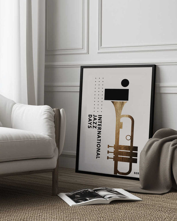 Tablou înramat „Jazzy Days 1” de Kubistika