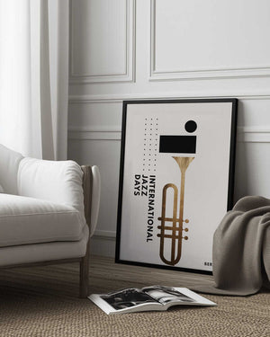 Tablou înramat „Jazzy Days 2” de Kubistika