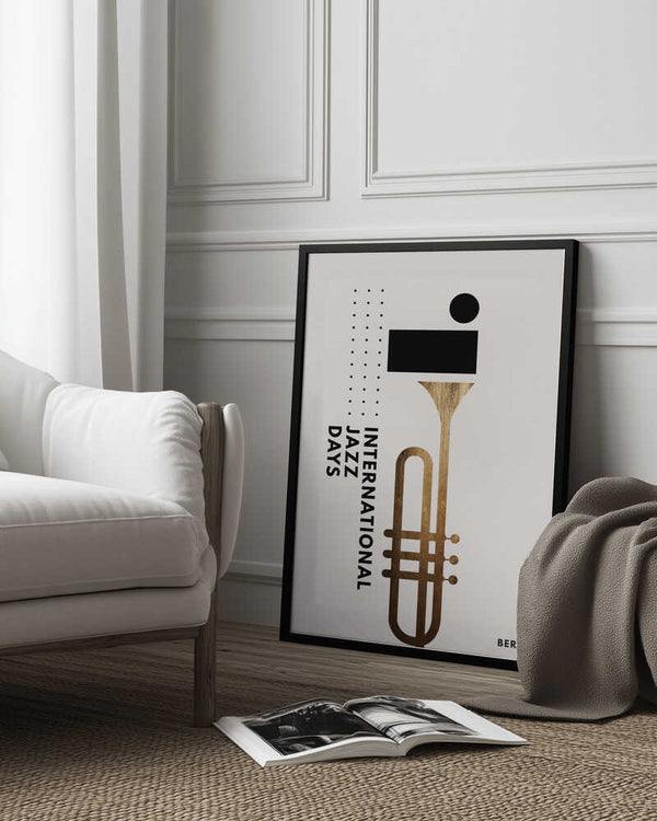 Tablou înramat „Jazzy Days 2” de Kubistika