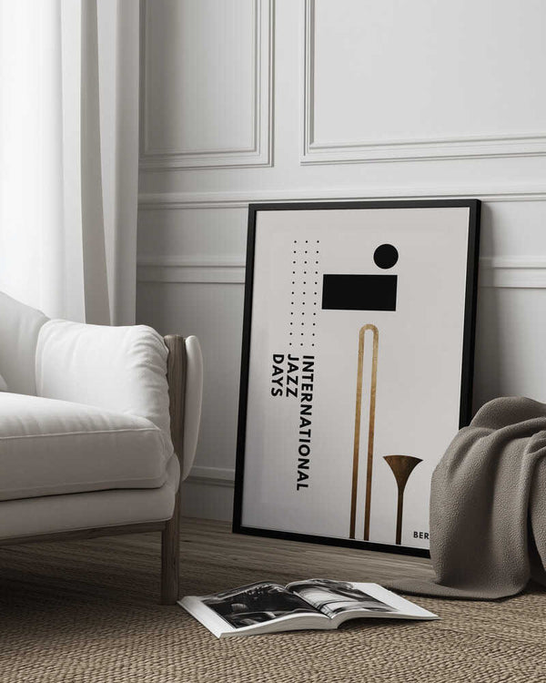 Tablou înramat „Jazzy Days 3” de Kubistika