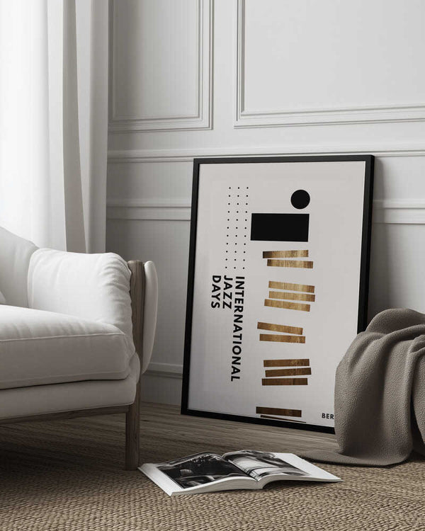 Tablou înramat „Jazzy Days 5” de Kubistika