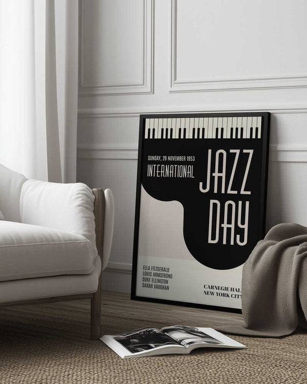 Tablou înramat „Jazzy Days” de Kubistika