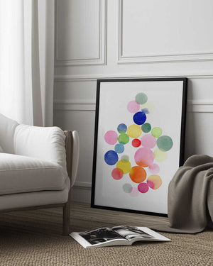Tablou înramat „Bubbles” de Louise van Terheijden