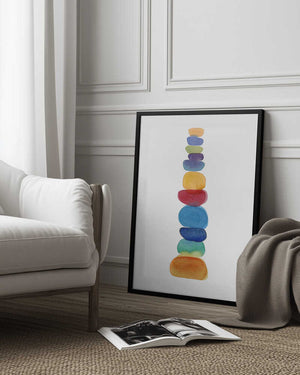 Tablou înramat „Color Tower” de Louise van Terheijden