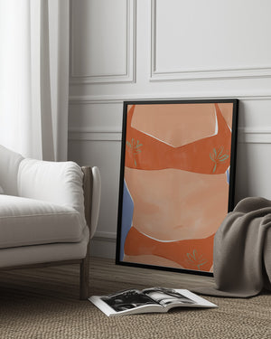 Tablou înramat „Bikini Babe” de Ivy Green Illustrations
