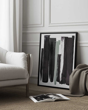 Tablou înramat „Monochrome Strokes” de Shot by Clint