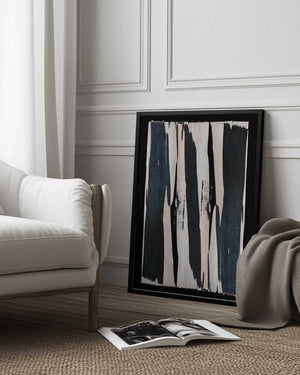 Tablou înramat „Monochrome Stripes” de Shot by Clint