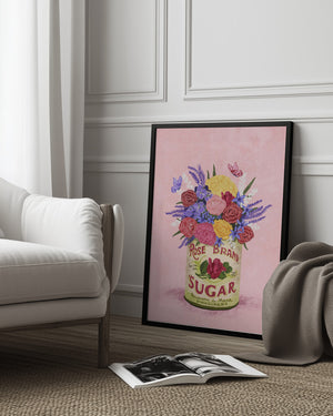 Tablou înramat „Flowers In a vintage Can” de Raissa Oltmanns