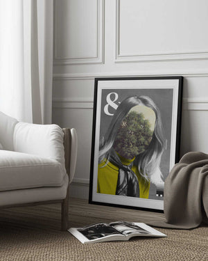 Tablou înramat „And Then I Woke Up A3 Print File” de Famous When Dead