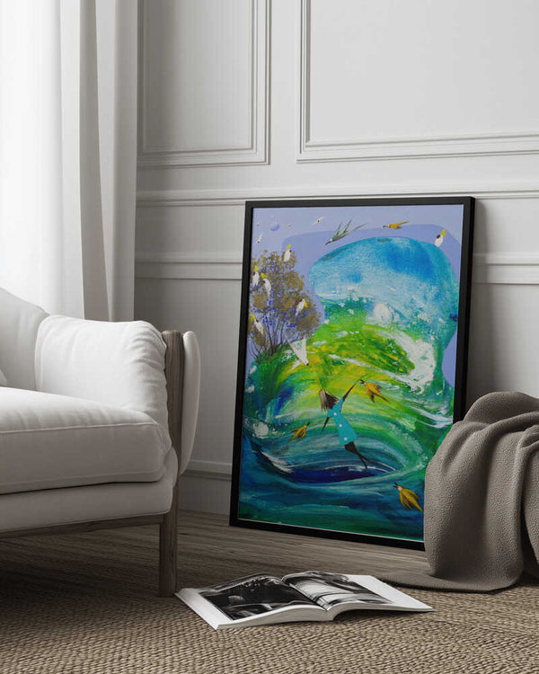 Tablou înramat „A new beginning” de Adam Bogusz