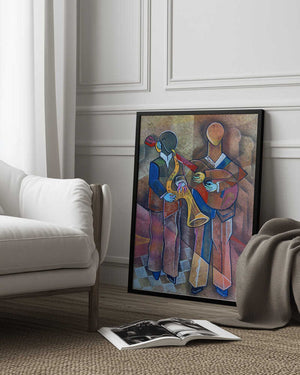 Tablou înramat „The Musicians” de Ricardo Maya