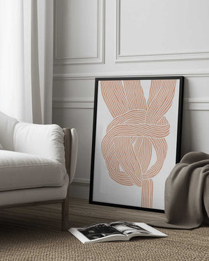 Tablou înramat „Endless Loop Lines” de Treechild