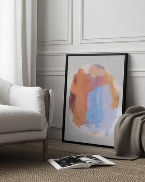 Tablou înramat „Abstract Brush Strokes 38Z” de Mareike Böhmer